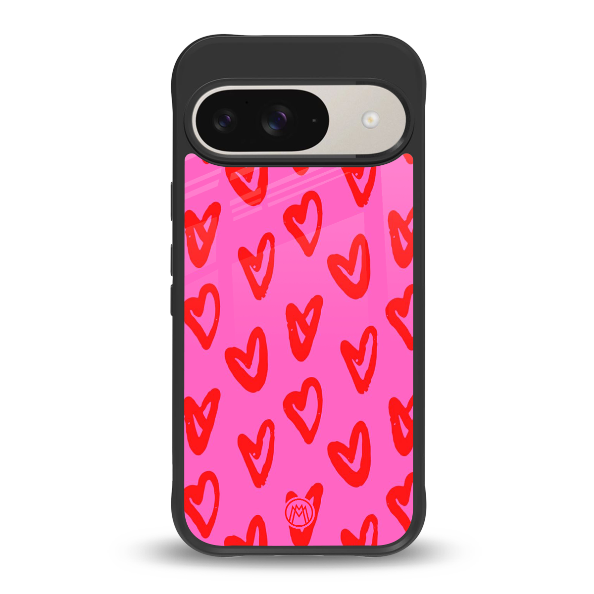 hot pink soul back phone cover | glass case for google pixel 9