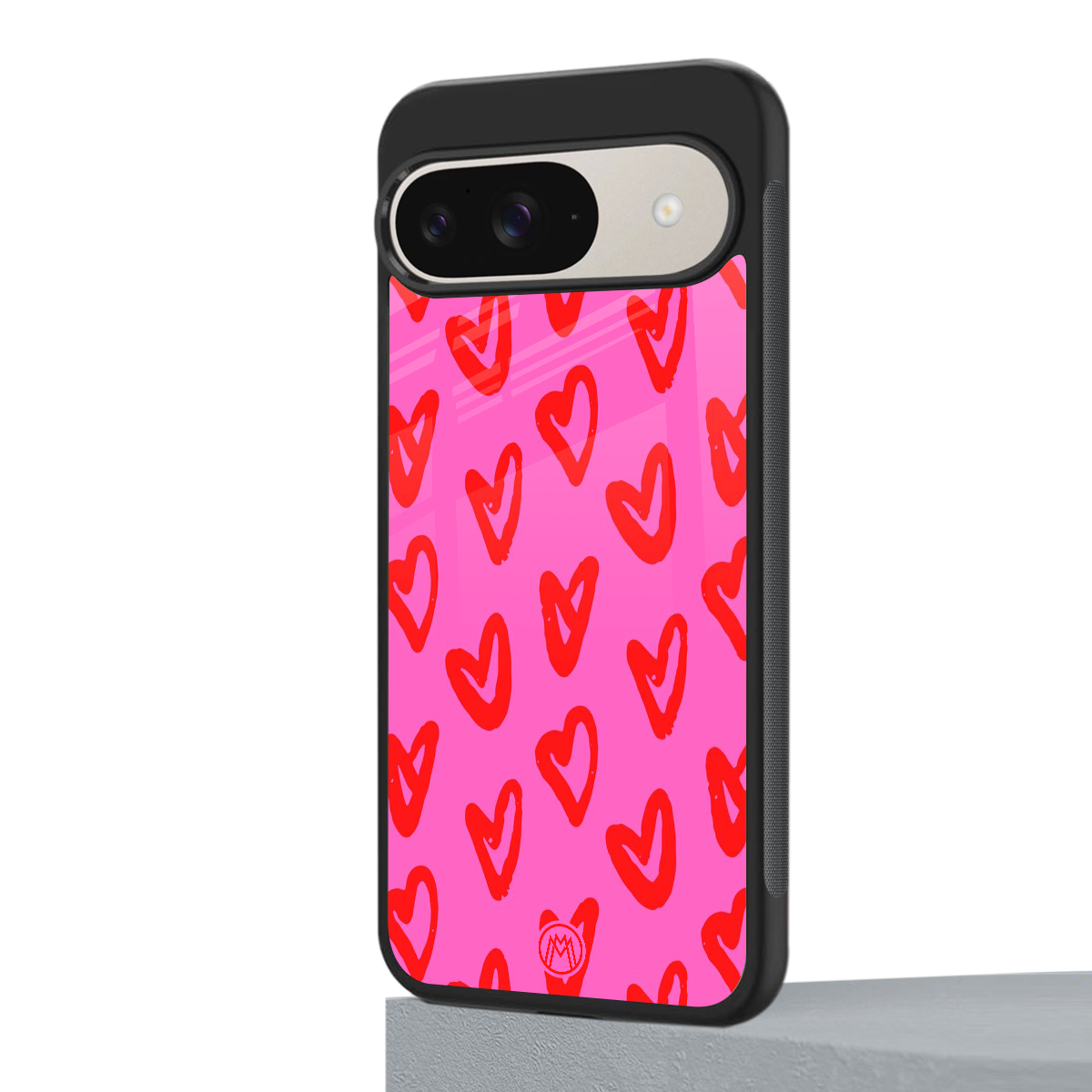 hot pink soul back phone cover | glass case for google pixel 9