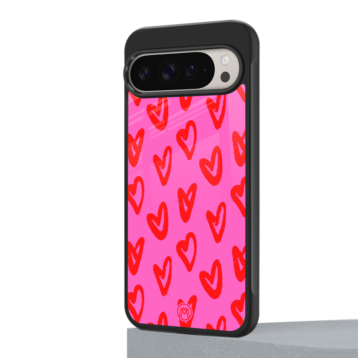 hot pink soul back phone cover | glass case for google pixel 9 pro xl