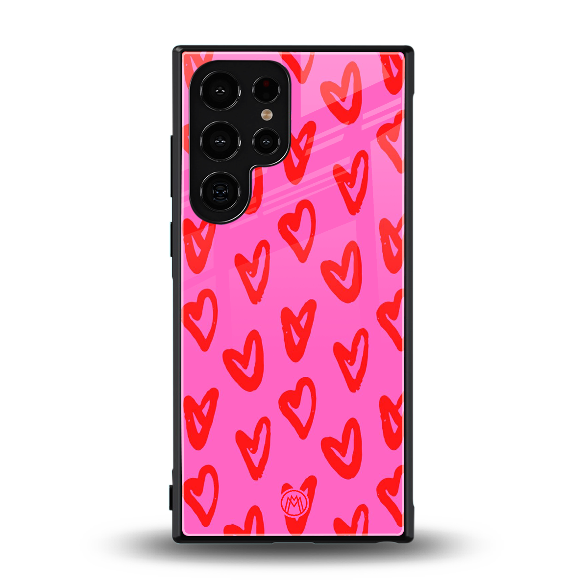 hot pink soul back phone cover | glass case for samsung galaxy s24 ultra