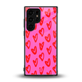 hot pink soul back phone cover | glass case for samsung galaxy s23 ultra