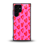 hot pink soul back phone cover | glass case for samsung galaxy s23 ultra