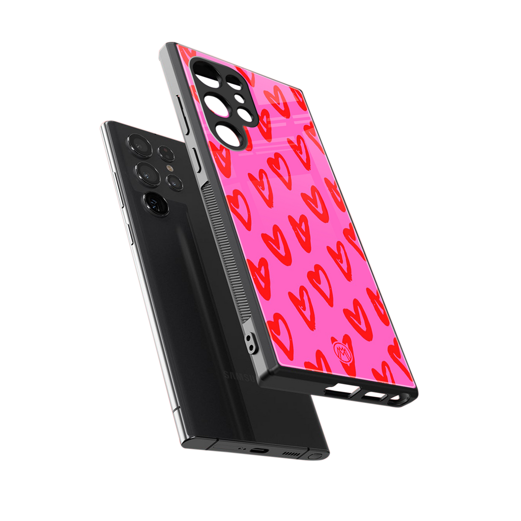 hot pink soul back phone cover | glass case for samsung galaxy s23 ultra