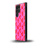 hot pink soul back phone cover | glass case for samsung galaxy s23 ultra