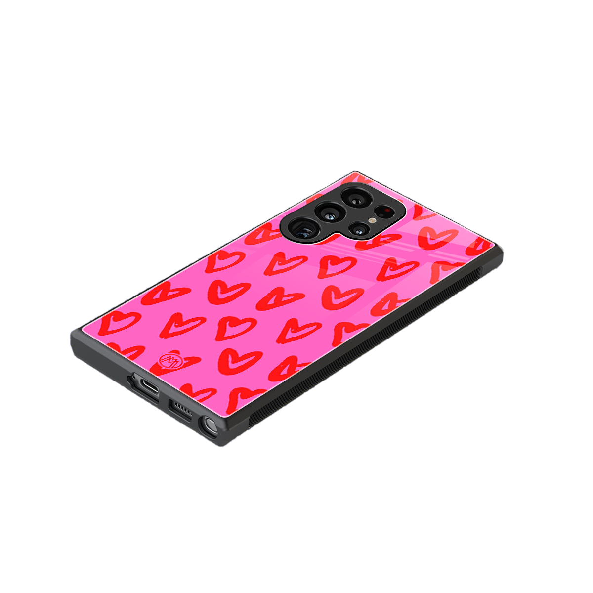hot pink soul back phone cover | glass case for samsung galaxy s24 ultra