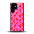 hot pink soul back phone cover | glass case for samsung galaxy s25 ultra
