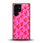 hot pink soul back phone cover | glass case for samsung galaxy s25 ultra