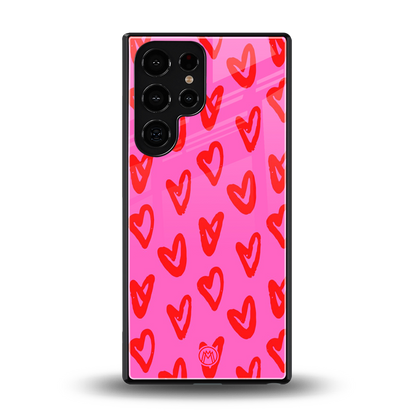 hot pink soul back phone cover | glass case for samsung galaxy s25 ultra