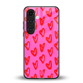 hot pink soul back phone cover | glass case for samsung galaxy s24 plus