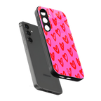 hot pink soul back phone cover | glass case for samsung galaxy s25 plus