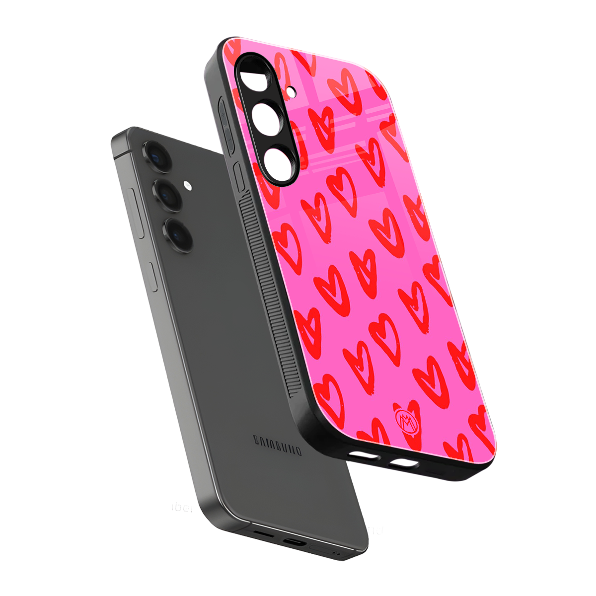 hot pink soul back phone cover | glass case for samsung galaxy s24 fe