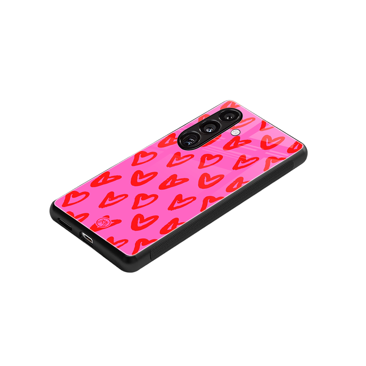 hot pink soul back phone cover | glass case for samsung galaxy s24 fe