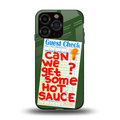 hot sauce back phone cover | glass case for iphone 13 pro