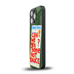 hot sauce back phone cover | glass case for iphone 13 pro