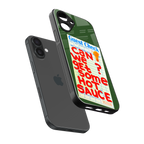 hot sauce back phone cover | glass case for iphone 16