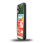 hot sauce back phone cover | glass case for iphone 16