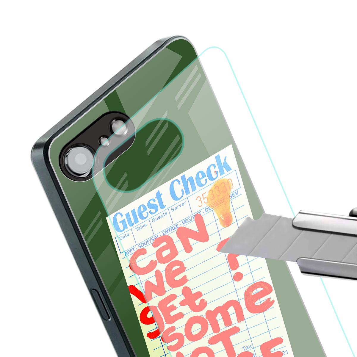 hot sauce back phone cover | glass case for iphone 16e