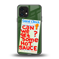 hot sauce back phone cover | glass case for nothing phone 1
