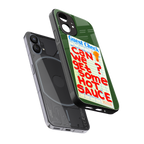 hot sauce back phone cover | glass case for nothing phone 1
