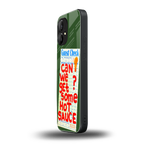 hot sauce back phone cover | glass case for nothing phone 1