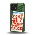 hot sauce back phone cover | glass case for nothing phone 2