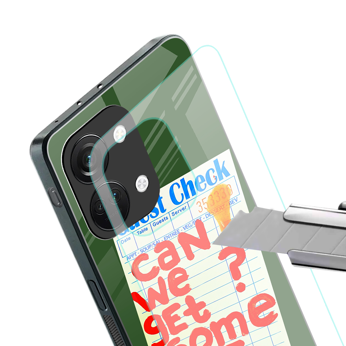 hot sauce back phone cover | glass case for oneplus nord 3