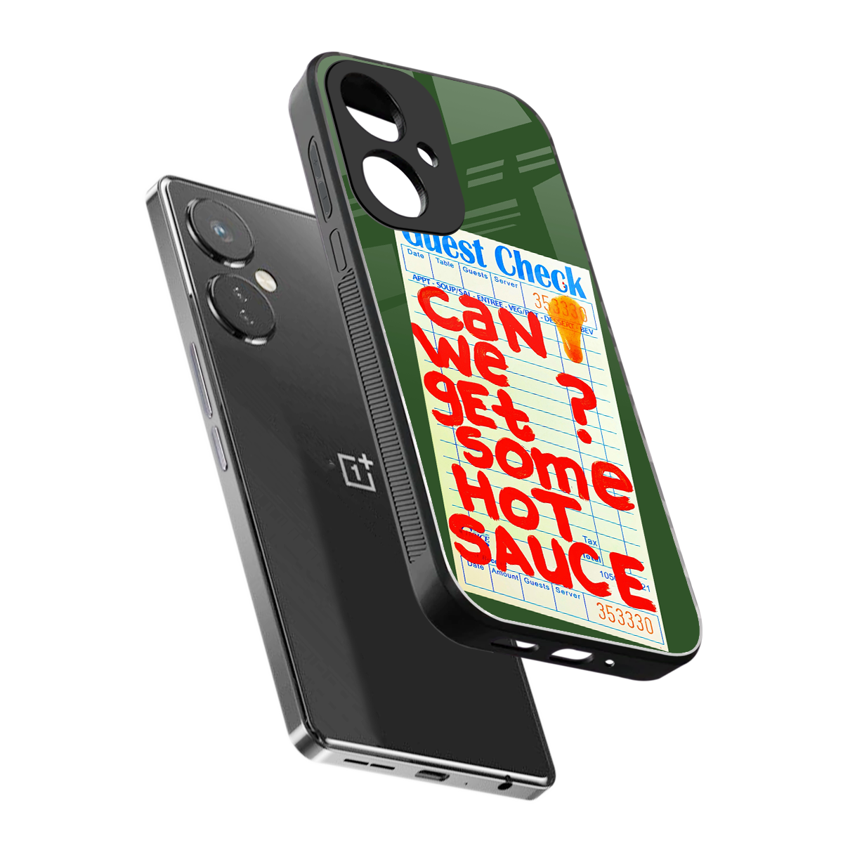 hot sauce back phone cover | glass case for oneplus nord ce 3