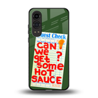 hot sauce back phone cover | glass case for oneplus nord ce 4 lite