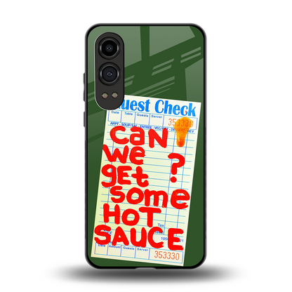 hot sauce back phone cover | glass case for oneplus nord ce 4 lite