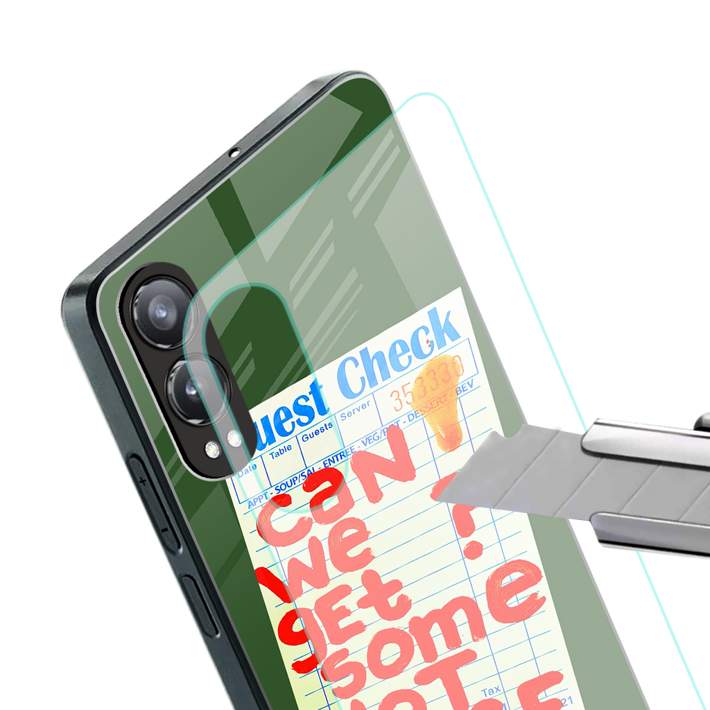 hot sauce back phone cover | glass case for oneplus nord ce 4 lite