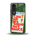 hot sauce back phone cover | glass case for oneplus nord ce 4