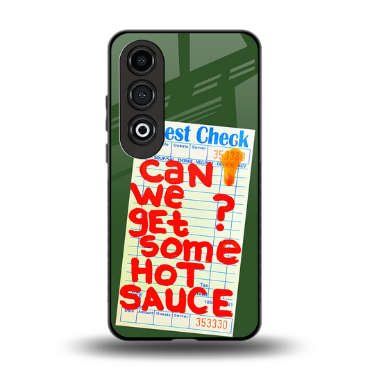 hot sauce back phone cover | glass case for oneplus nord ce 4