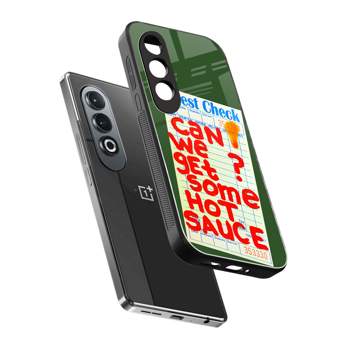 hot sauce back phone cover | glass case for oneplus nord ce 4