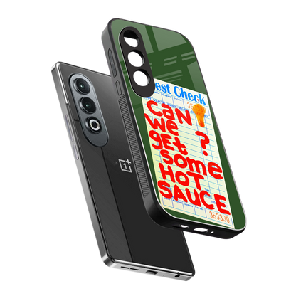 hot sauce back phone cover | glass case for oneplus nord ce 4