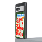 hot sauce back phone cover | glass case for Google Pixel 7