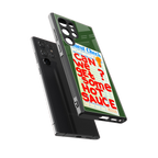 hot sauce back phone cover | glass case for samsung galaxy s23 ultra