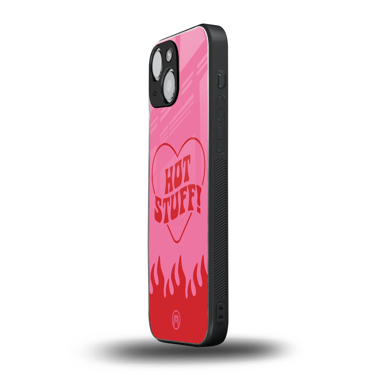 hot stuff back phone cover | glass case for iphone 13 mini