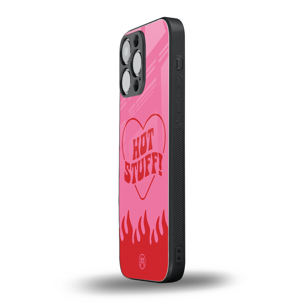hot stuff back phone cover | glass case for iphone 13 pro max