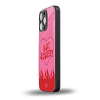 hot stuff back phone cover | glass case for iphone 16 pro max