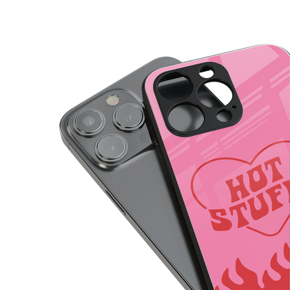 hot stuff back phone cover | glass case for iphone 13 pro max