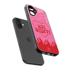 hot stuff back phone cover | glass case for iphone 16