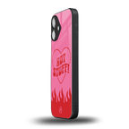 hot stuff back phone cover | glass case for iphone 16