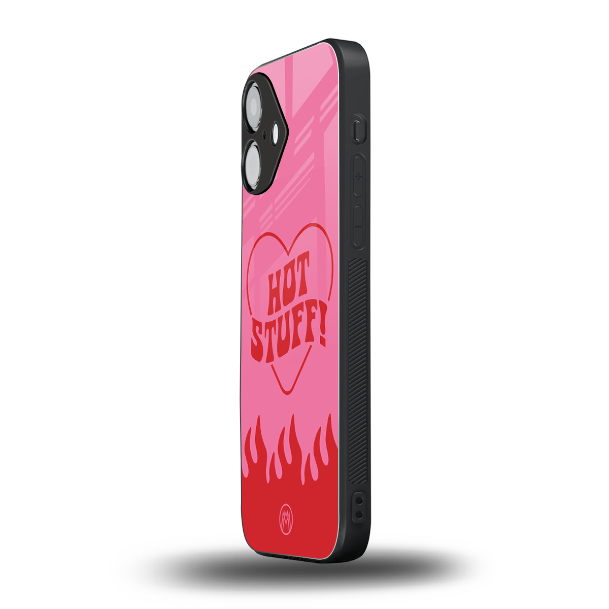 hot stuff back phone cover | glass case for iphone 16