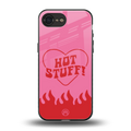 hot stuff back phone cover | glass case for iphone 16e