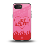 hot stuff back phone cover | glass case for iphone 16e
