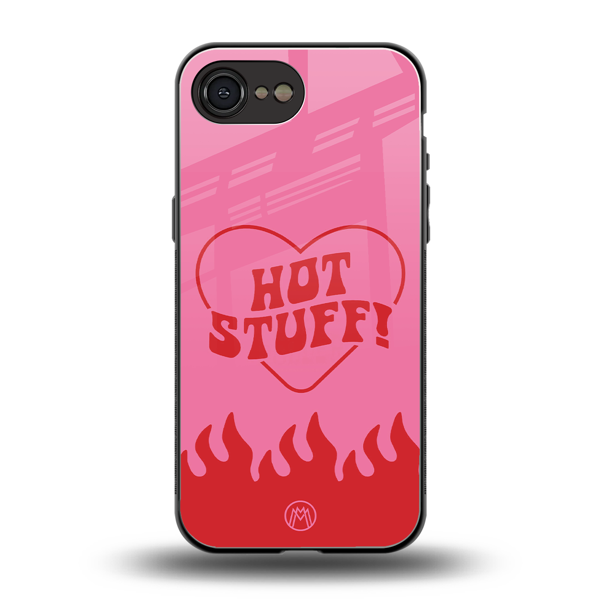 hot stuff back phone cover | glass case for iphone 16e