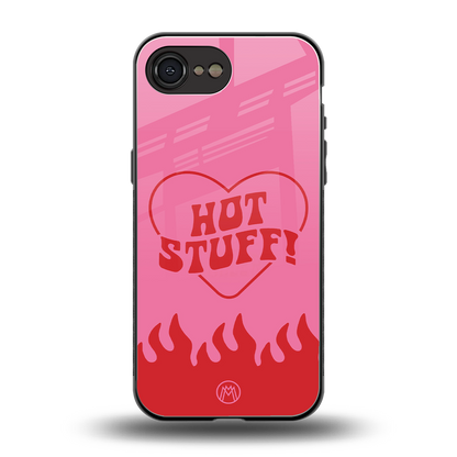 hot stuff back phone cover | glass case for iphone 16e