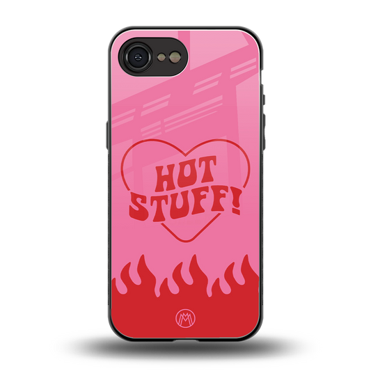 hot stuff back phone cover | glass case for iphone 16e