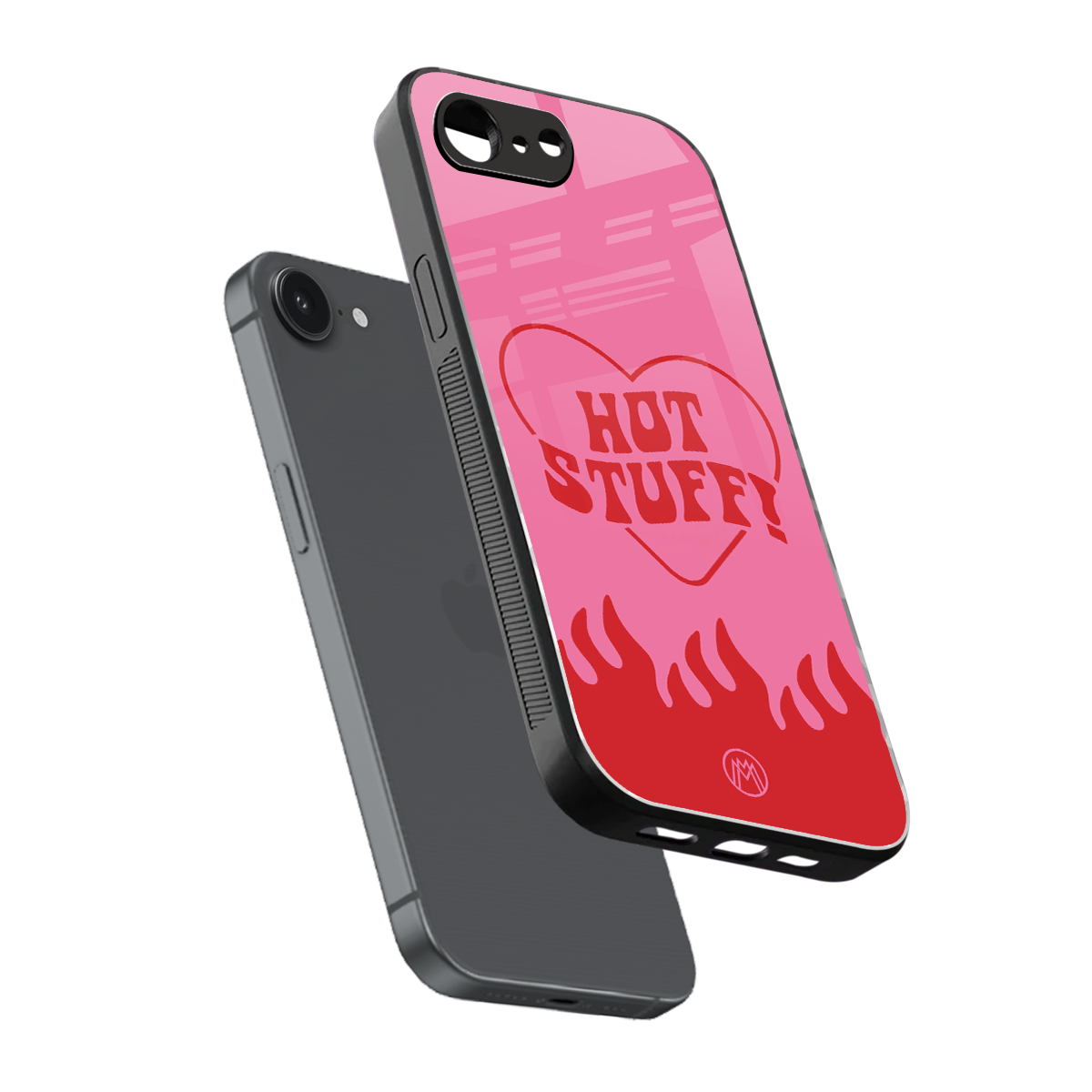 hot stuff back phone cover | glass case for iphone 16e