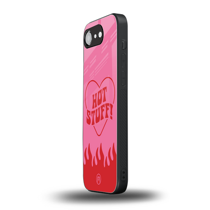 hot stuff back phone cover | glass case for iphone 16e